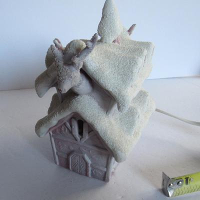 Ceramic Easter House Light Up Works