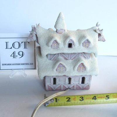 Ceramic Easter House Light Up Works