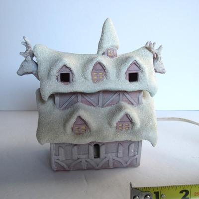 Ceramic Easter House Light Up Works