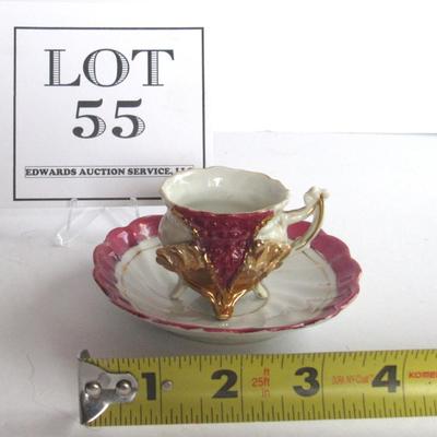 Antique Tiny Cup and Saucer Set