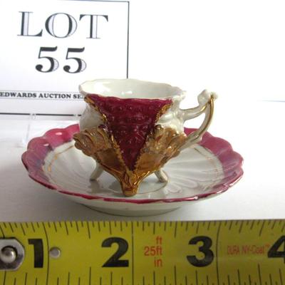 Antique Tiny Cup and Saucer Set