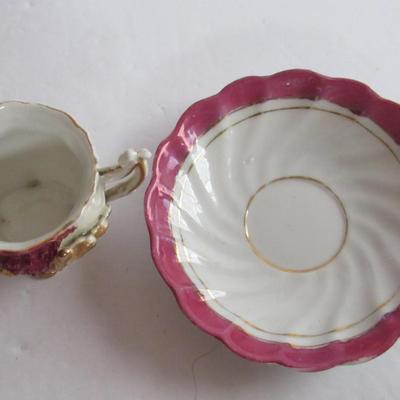 Antique Tiny Cup and Saucer Set