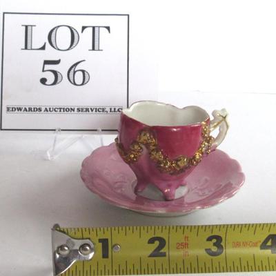 Cute Tiny Cup and Saucer Set, Antique