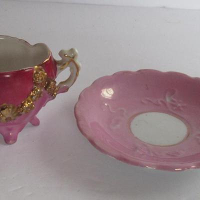 Cute Tiny Cup and Saucer Set, Antique