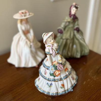 Three Ladies Figurines