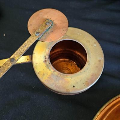 Copper Chafing Dishes and Copper Coffee/Tea Kettle (K-DW)