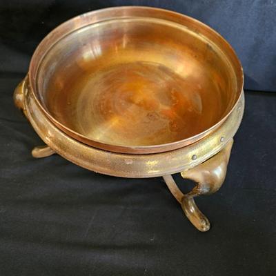 Copper Chafing Dishes and Copper Coffee/Tea Kettle (K-DW)