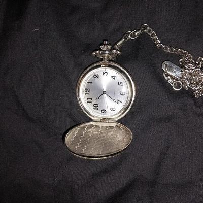 TWO POCKET WATCHES FEATURING DEER ON ONE AND FISH ON OTHER, MORE