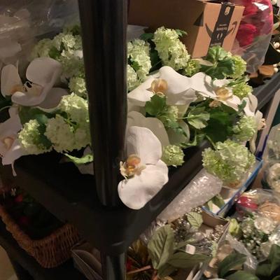 HUGE Artificial Flower Arrangements Lot