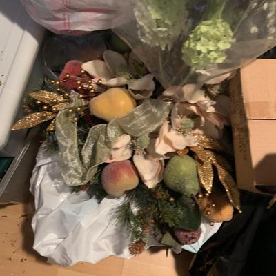 HUGE Artificial Flower Arrangements Lot