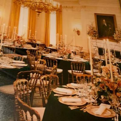 Huge Lot - Professionally Framed White House Dinners Decorations / Presidents / VIPs