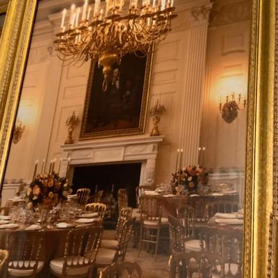 Huge Lot - Professionally Framed White House Dinners Decorations / Presidents / VIPs