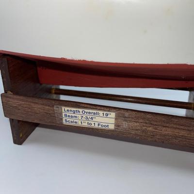N402 The Fantail Launch II 1984 Vintage Boat Model