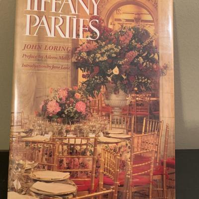 Tiffany Parties Hardback State Dinners Decorating Entertaining w Letter from Tiffanyâ€™s