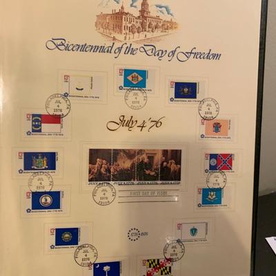 Bicentennial White House Stamp Coin Collectibles Lot