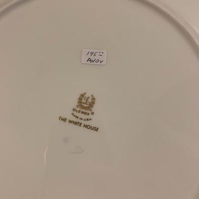 Reagan Collectibles Lot Lenox Plate Invites White House Christmas Tree Birds +++