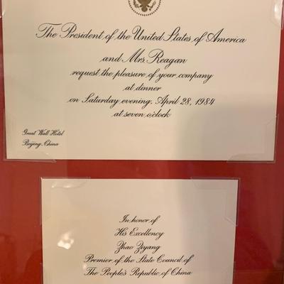 Reagan Collectibles Lot Lenox Plate Invites White House Christmas Tree Birds +++