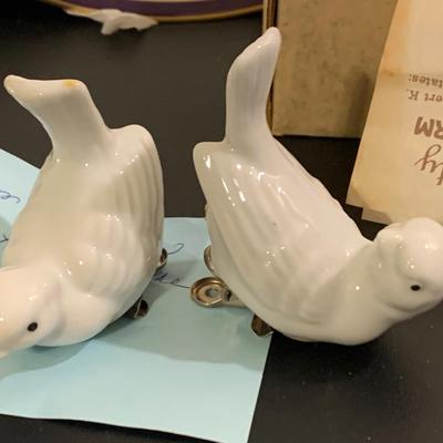 Reagan Collectibles Lot Lenox Plate Invites White House Christmas Tree Birds +++