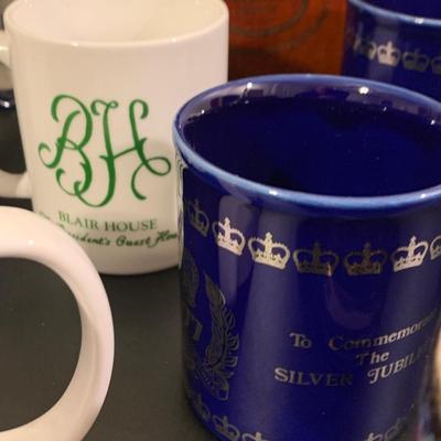 White House Blair House Royals Distillery Coffee Mugs Collectibles Lot
