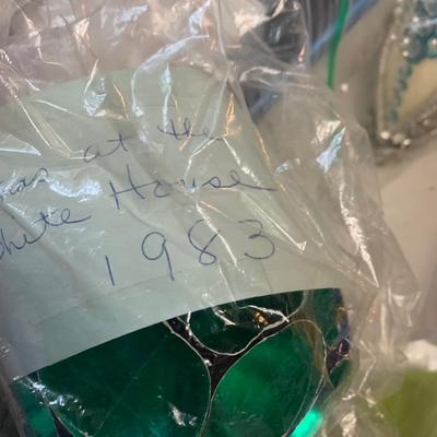 1960s - Present Authentic White House Used Christmas Decorations & Vintage News Clippings Lot