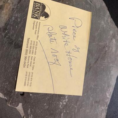 Piece Of White House Slate Roof