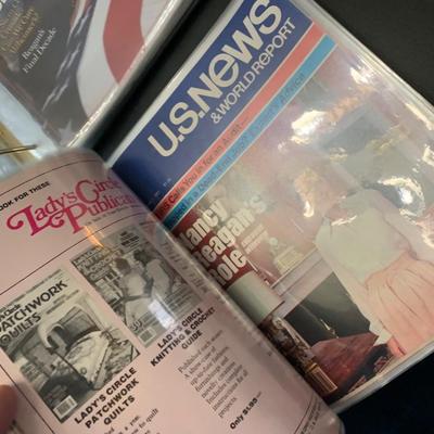 HUGE LOT Vintage Magazines & Photo Album w Covers