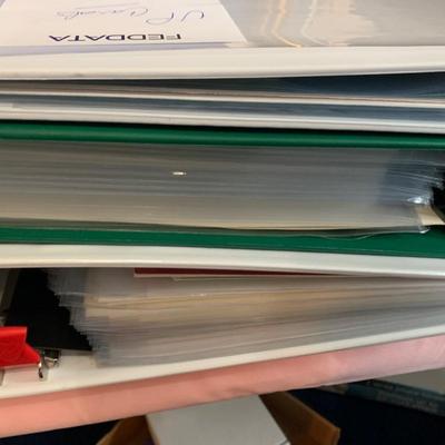 White House Christmas Cards Lot - Many Years President & VP In Binders