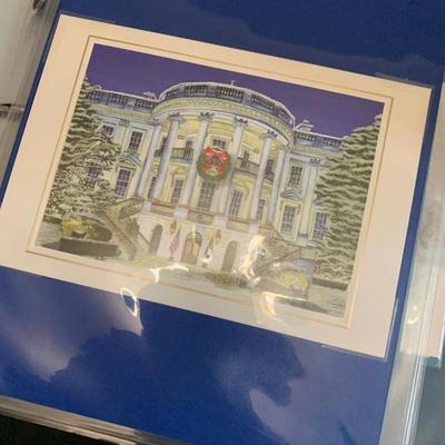 White House Christmas Cards Lot - Many Years President & VP In Binders