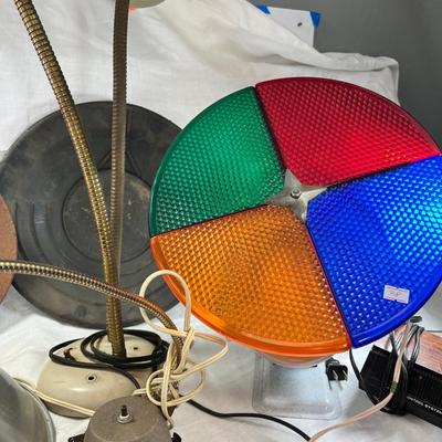 Industrial lights lot