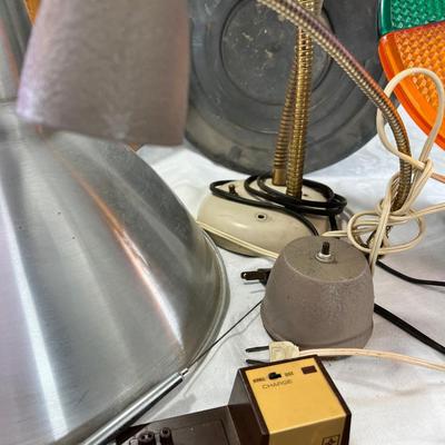 Industrial lights lot