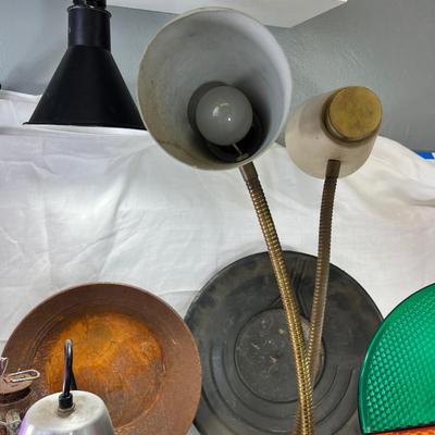 Industrial lights lot