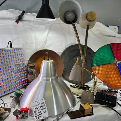 Industrial lights lot
