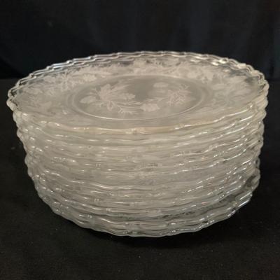 Fostoria Heather Etched 23-Piece Dish Set (K-HS)