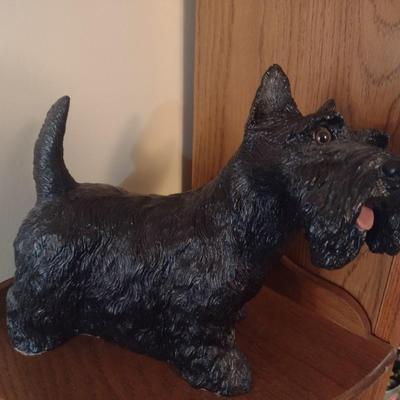 Large Resin Terrier Statue