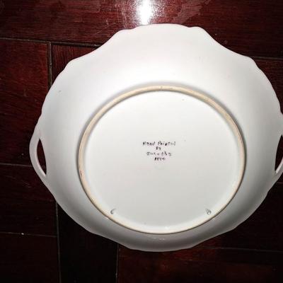 LOVELY PORCELAIN PLATES AND CANDLE