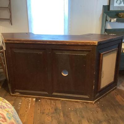 341 Vintage Wooden Store Counter