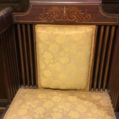 348 Antique Edwardian Chair with Inlay