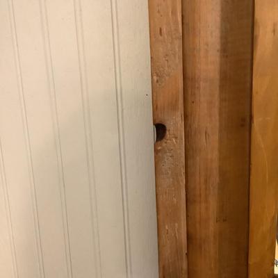 352 Antique Pine Ogee Mirror