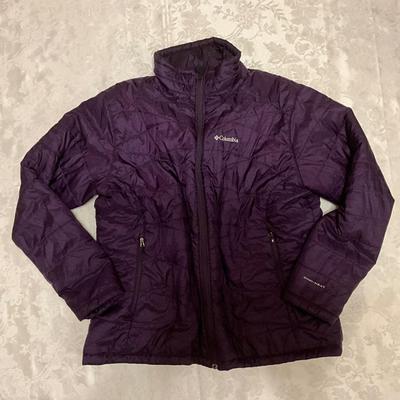 Columbia Purple Puffer Jacket XL