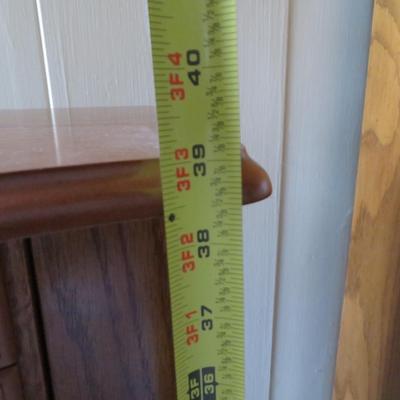 Thomas Pacconi JEWELRY CHEST Oak Wood Green Velvet Lining