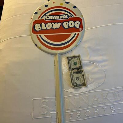 Charms Blow Pop Advertising sign