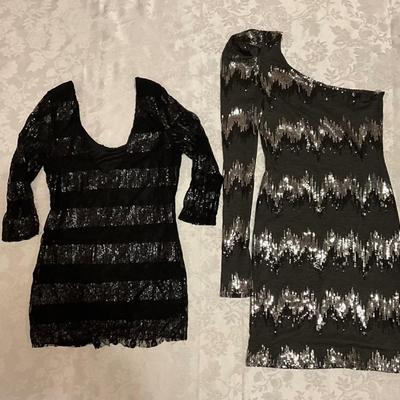 Two small black dresses