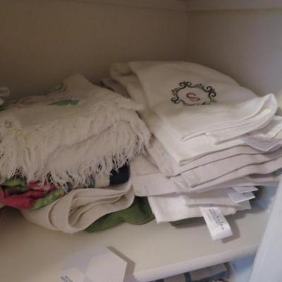 Closet Lot - Bed Sheets, Towels, Linen - Bulk Lot All Seen In Photos.