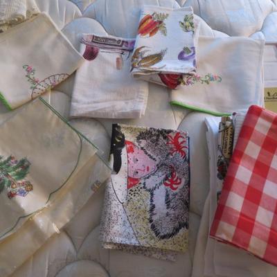 Bulk Lot - Linen Towels, Bedding, & Table Covers