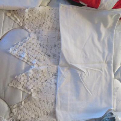 Bulk Lot - Linen Towels, Bedding, & Table Covers