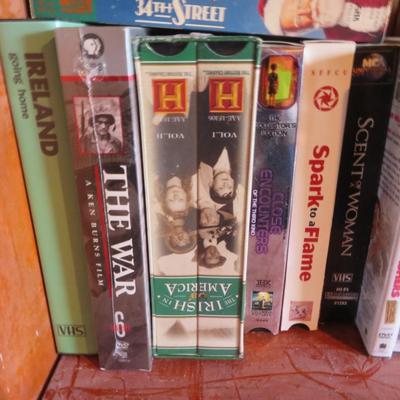 Bulk Lot VHS & DVD Movies &