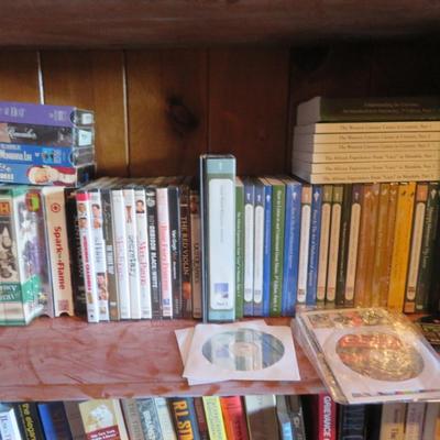 Bulk Lot VHS & DVD Movies &