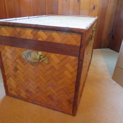 Wicker Style Hope Chest / Trunk