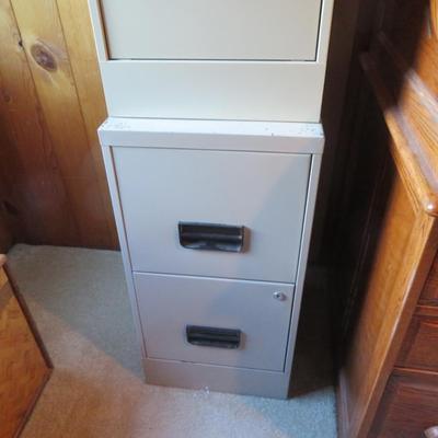 Metal File Cabinet, lot of 2