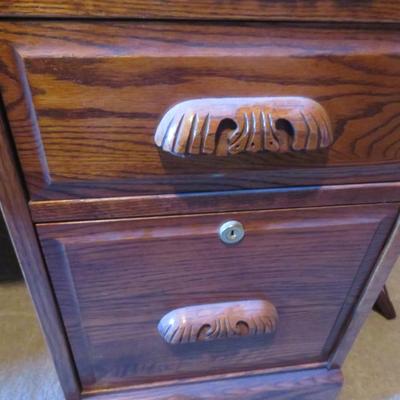 Vintage Roll-top Desk by Oak Craft - Great Condition